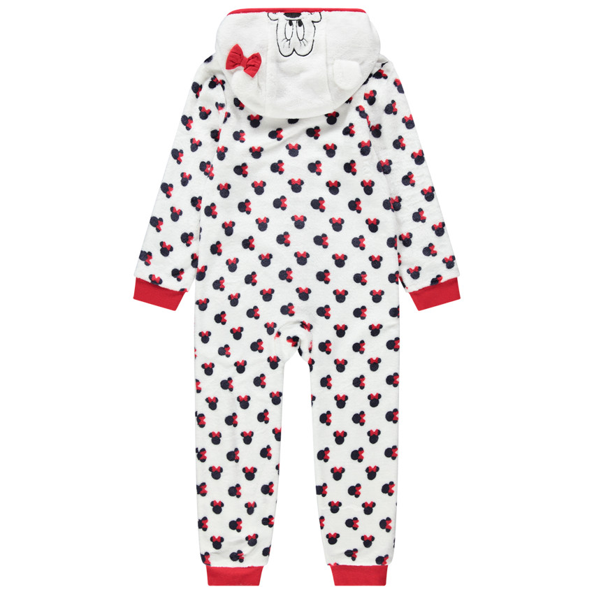 Surpyjama en sherpa avec Minnie Disney printée et oreilles en relief 