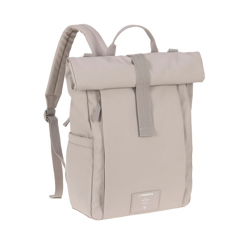 Sac à langer Rolltop Up - Taupe 