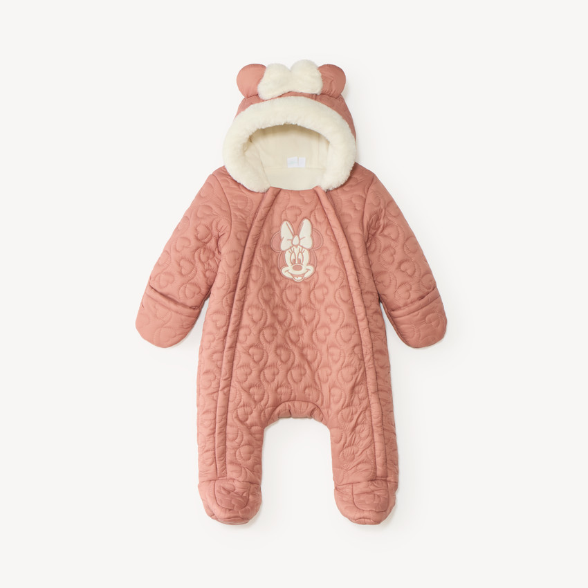 Combinaison pilote bébé Minnie matelassée à capuche 
