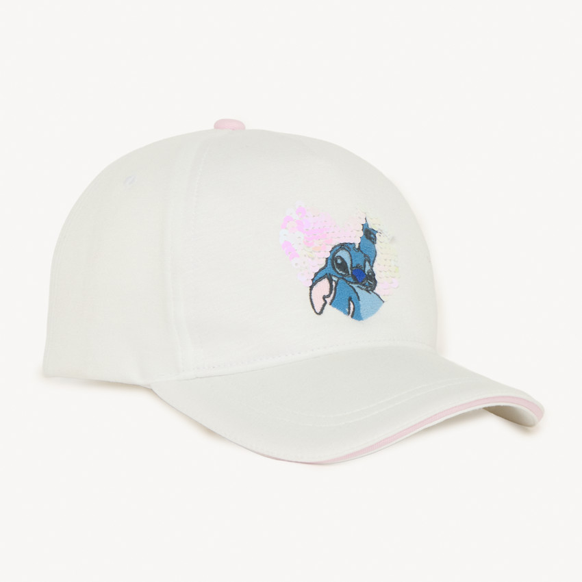 Casquette Stitch Disney avec sequins magiques fille 
