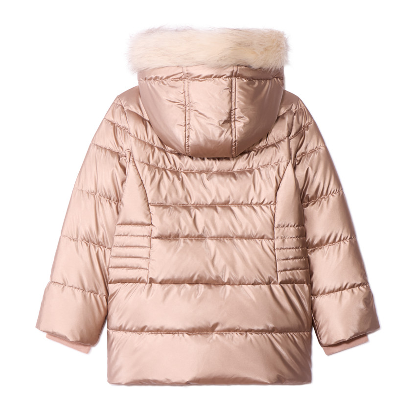 Doudoune Grand Froid à fausse fourrure amovible pour fille 