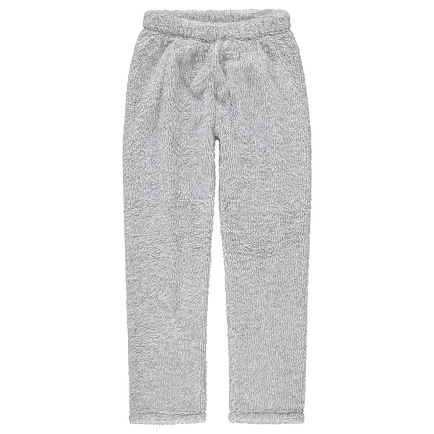Pyjama en sherpa avec oreilles en relief et détails brodés 
