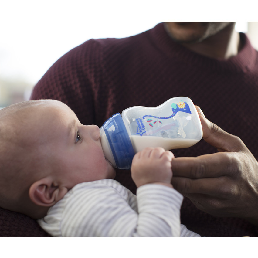 Biberon anti-colique avancé 340ml - Déco garçon 