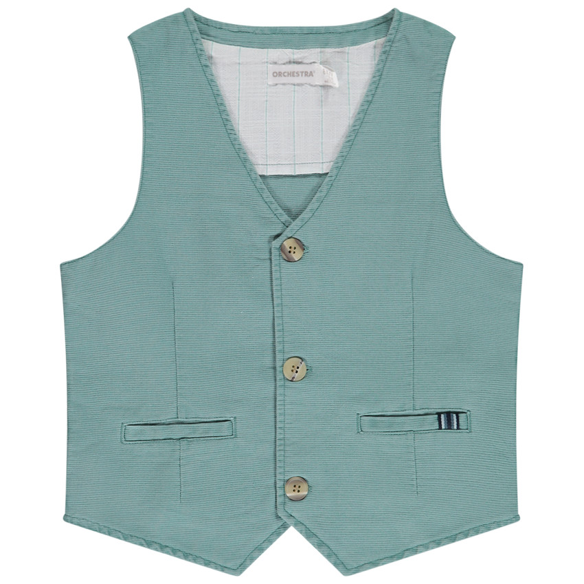 Gilet de cérémonie type serveur pour garçon