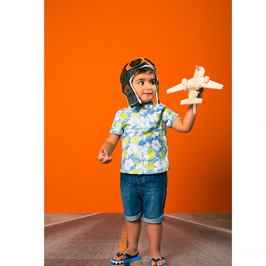 Chemise manches courtes imprimé fleuri pour bébé garçon 