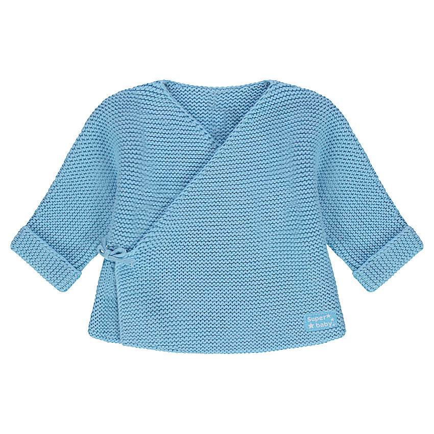 Brassiere de naissance en tricot avec etiquette tissee Orchestra