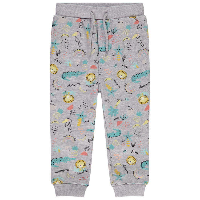 Pantalon de jogging imprimé fantaisie savane pour bébé garçon 