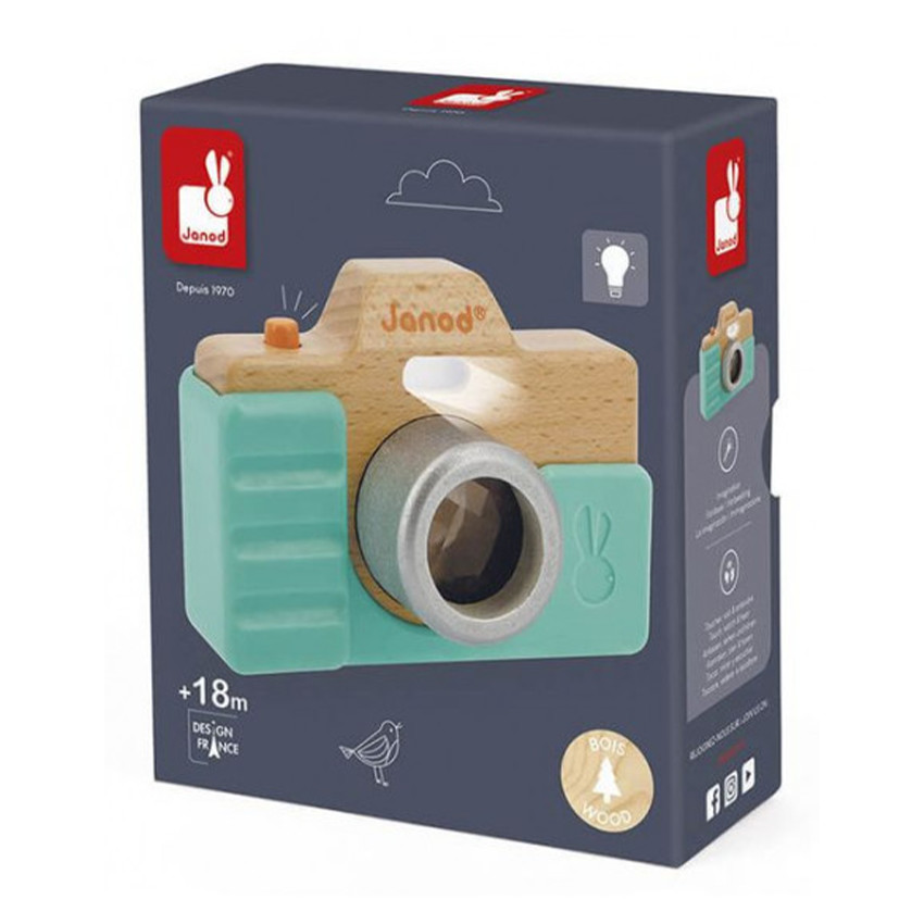 Jouet appareil photo en bois  