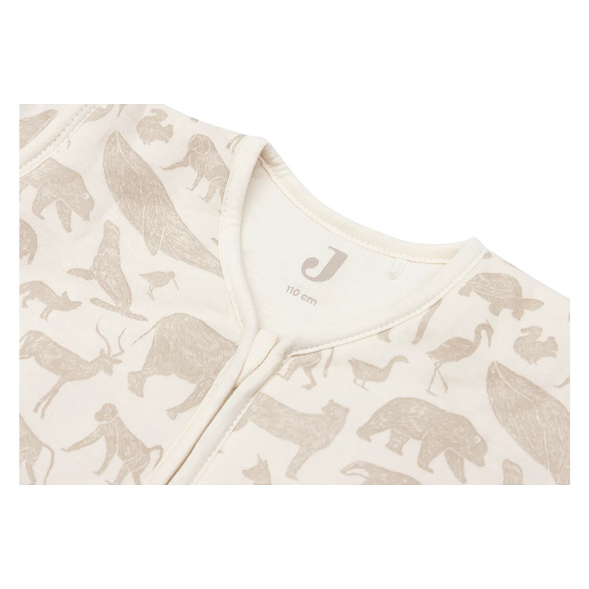 Gigoteuse manches amovibles 110 cm - Animals Nougat 