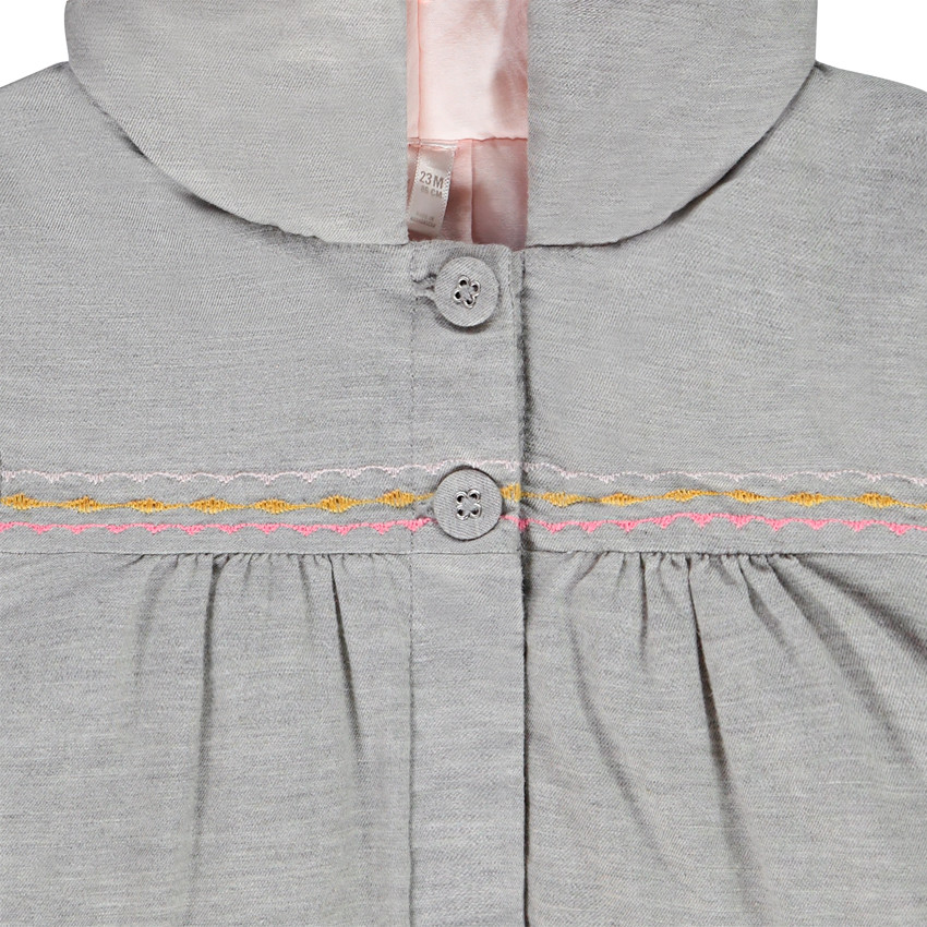 Veste à capuche en toile motif cygne pour bébé fille 