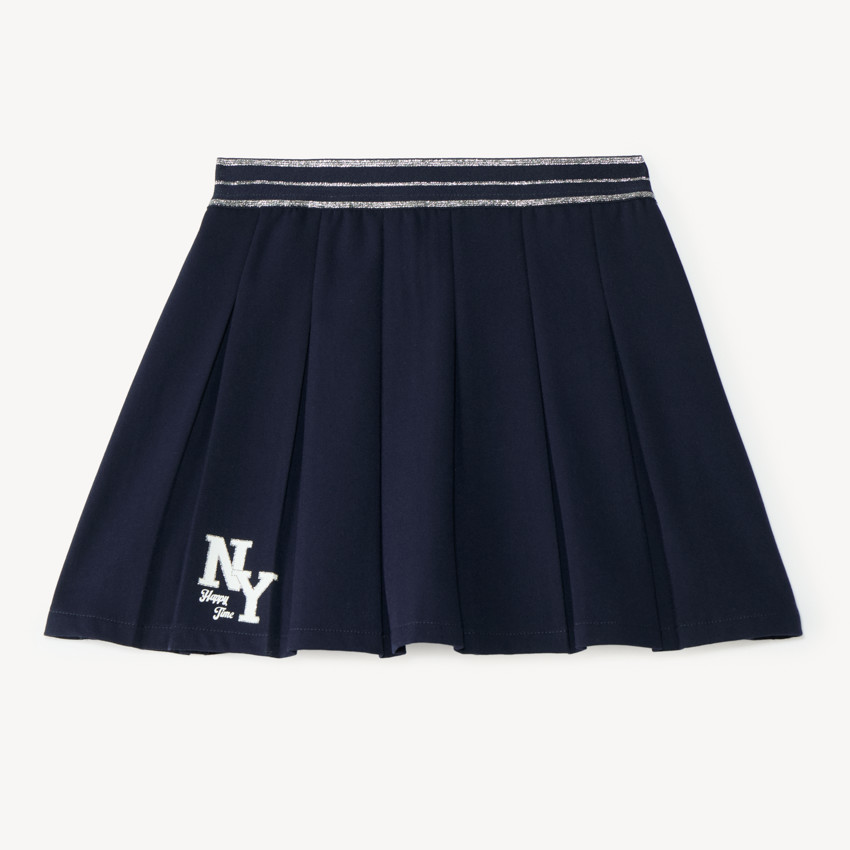 Jupe-short fille style écolière 