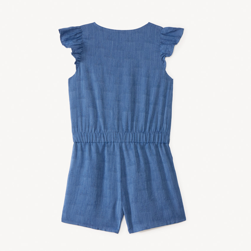 Combinaison courte portefeuille avec nœud pour fille 