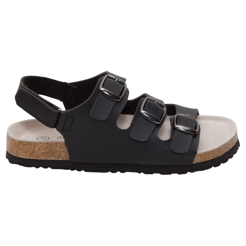 Nu-pieds avec brides et boucles fantaisie du 28 au 35 