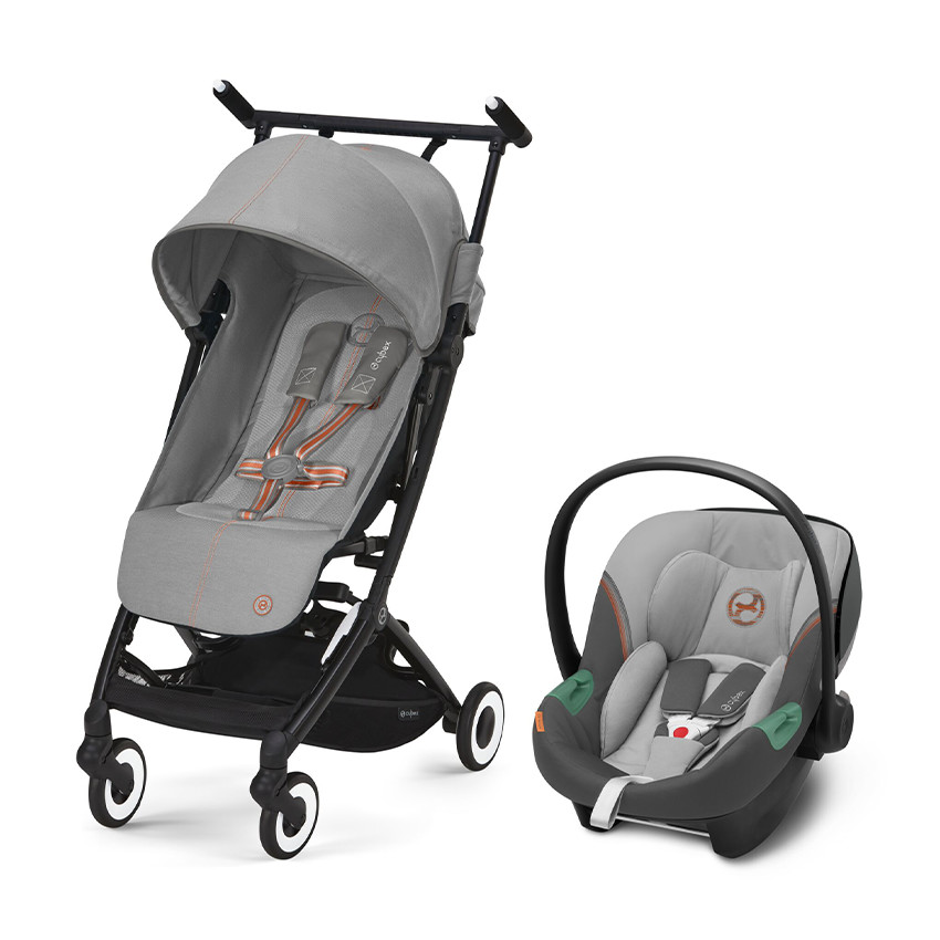 Duo Libelle + siège-auto Aton s2 lava grey 