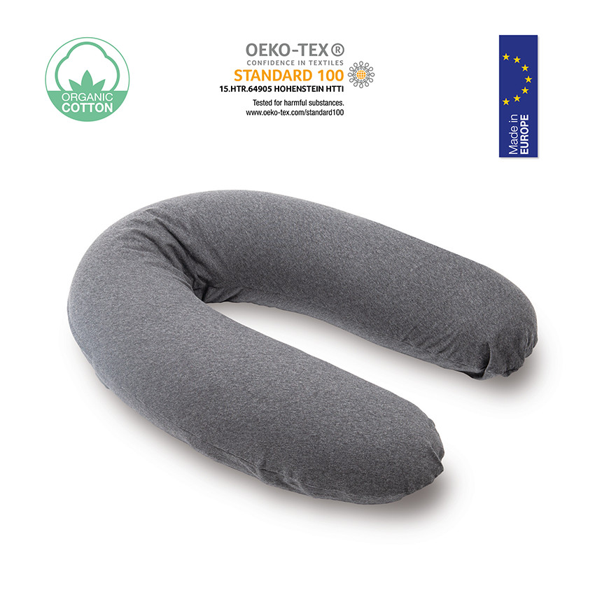 Coussin de maternité Doomoo Buddy - Chiné Anthracite 