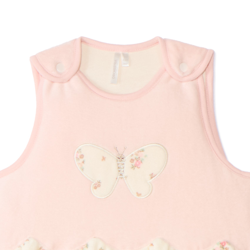 Gigoteuse en velours TOG 3.5 imprimé floral pour bébé fille 