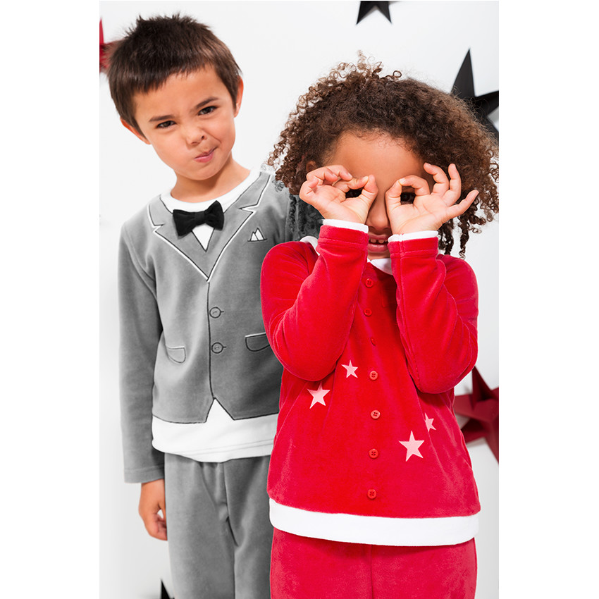 Pyjama de Noël en velours  