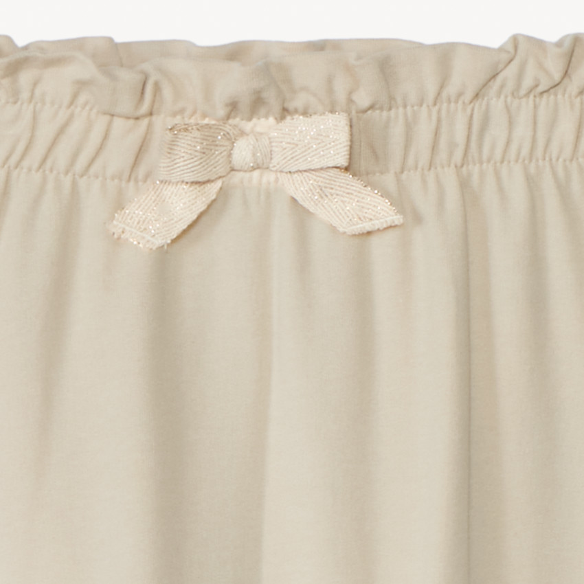 Jogging molleton à taille volantée pour bébé fille 