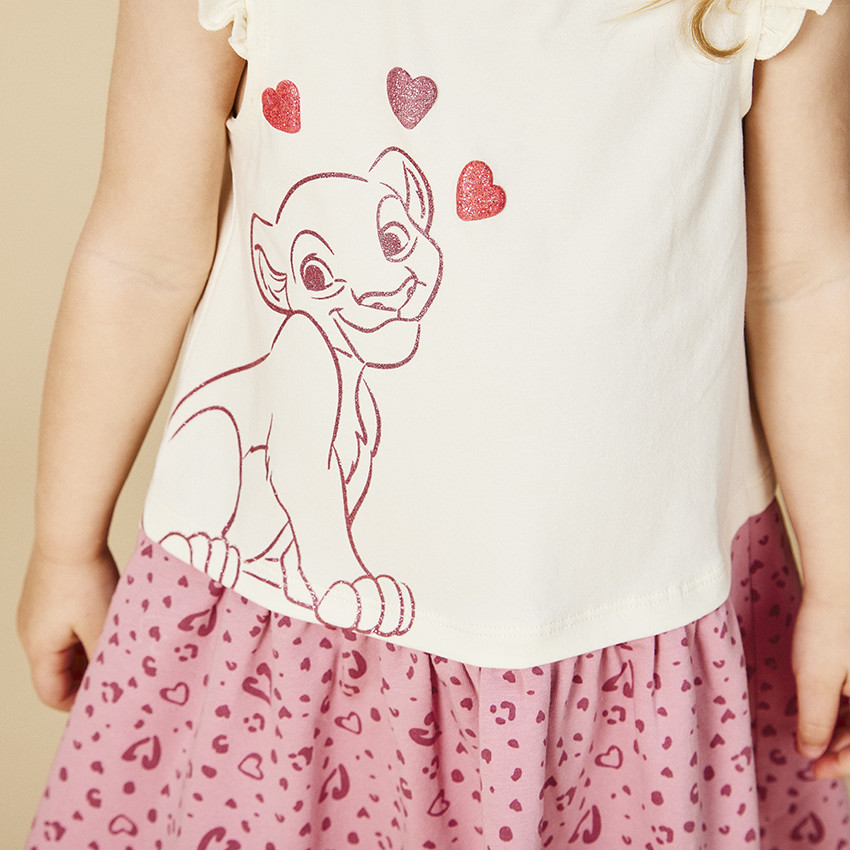 Robe effet 2 en 1 Nala Disney a sequins magiques pour fille