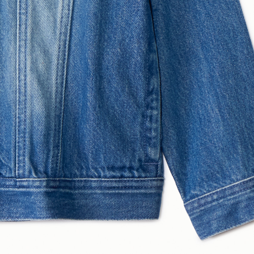 Veste en jean effet délavé pour garçon 