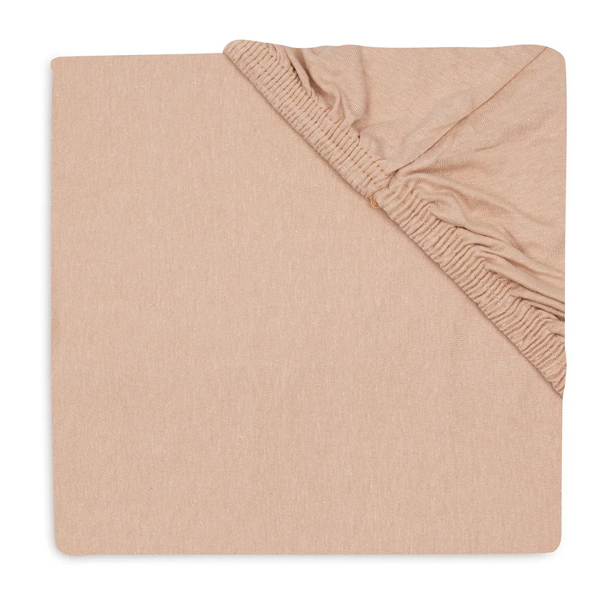 Lot de 2 draps housses lit 60x120cm Blush/Wild Rose 