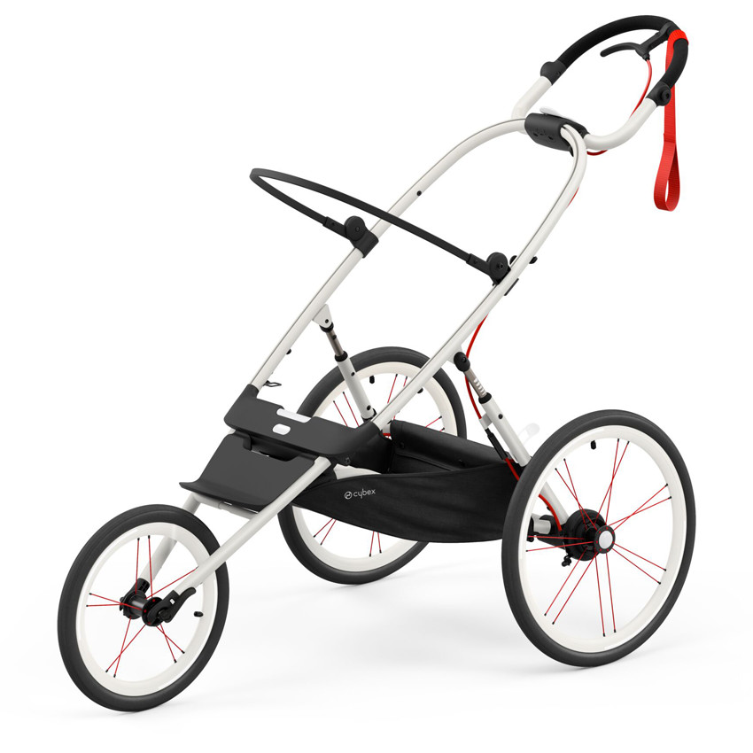 Châssis poussette running AVI - Light Beige/Orange 