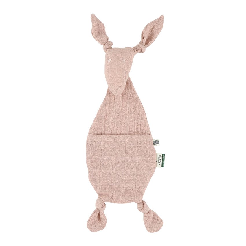 Doudou kangourou - Bliss rose Main Doudou kangourou - Bliss rose