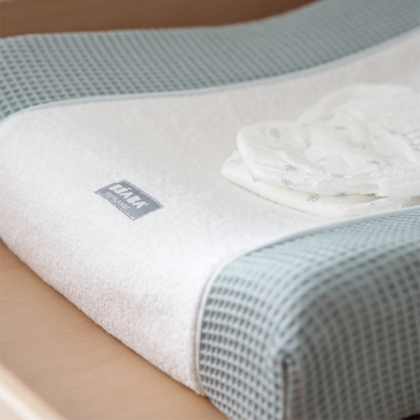 Housse de matelas à langer pour matelas Sofalange - Vert d'eau - Vert d'eau (Béaba) - Image 2