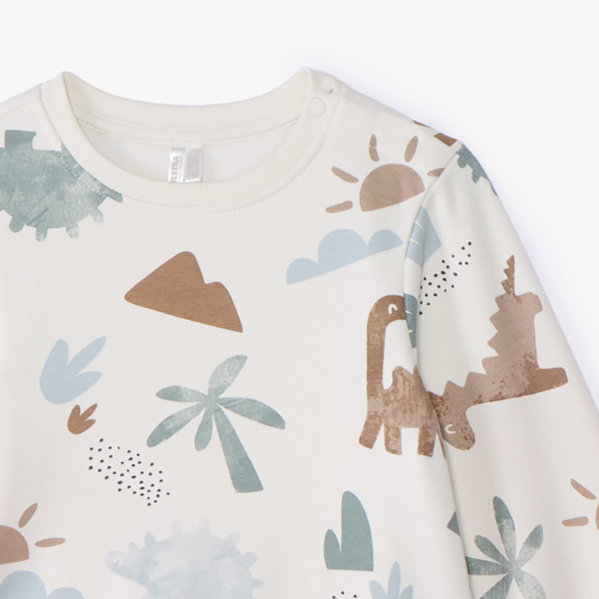 Ensemble jogging imprimé dinos pour bébé garçon 