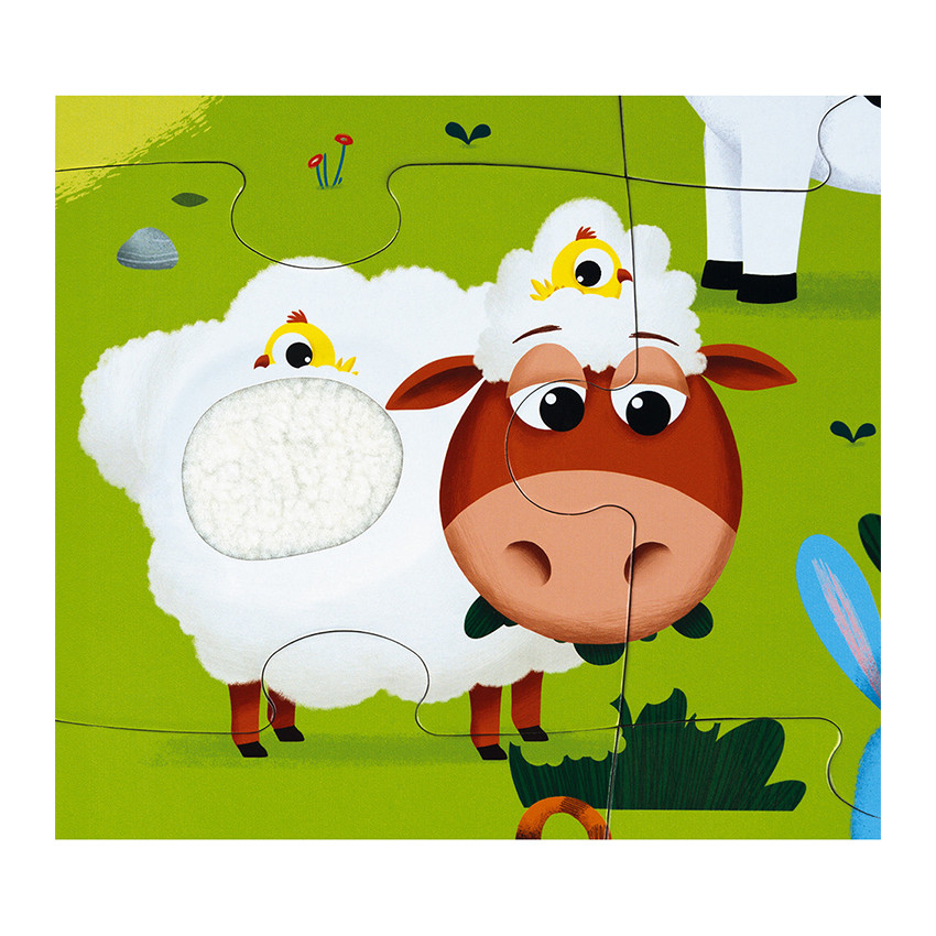 Puzzle Tactile Ferme 