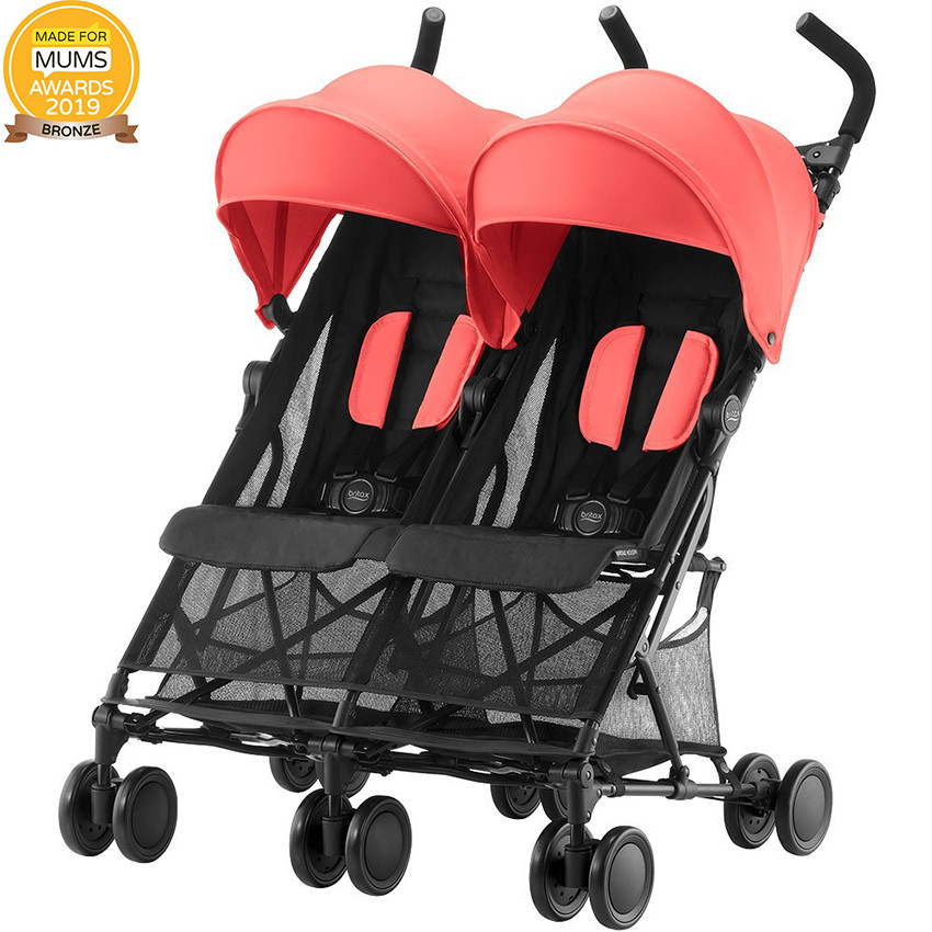 Poussette Holiday Double – Coral peach 