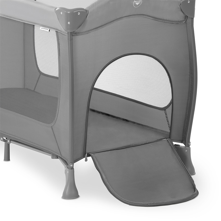 Lit de voyage Sleep N Play Go Plus 60 x 120 gris 