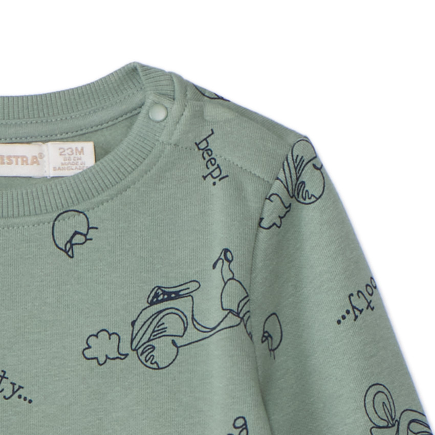 Ensemble sweat + jogging imprimé Scoot pour bébé garçon 