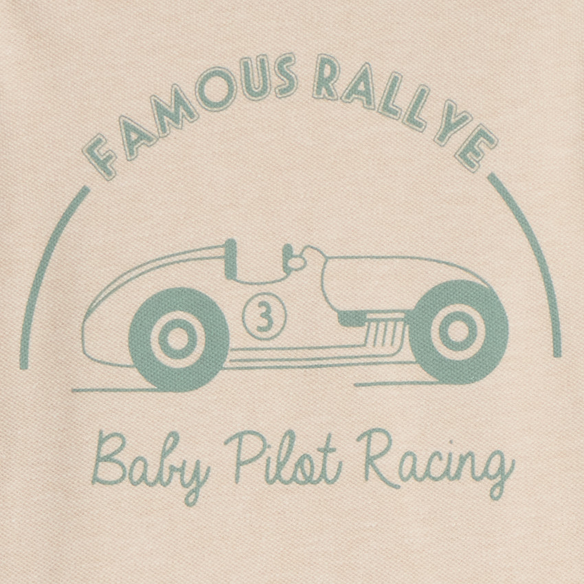 T-shirt manches longues print automobile pour bébé garçon 