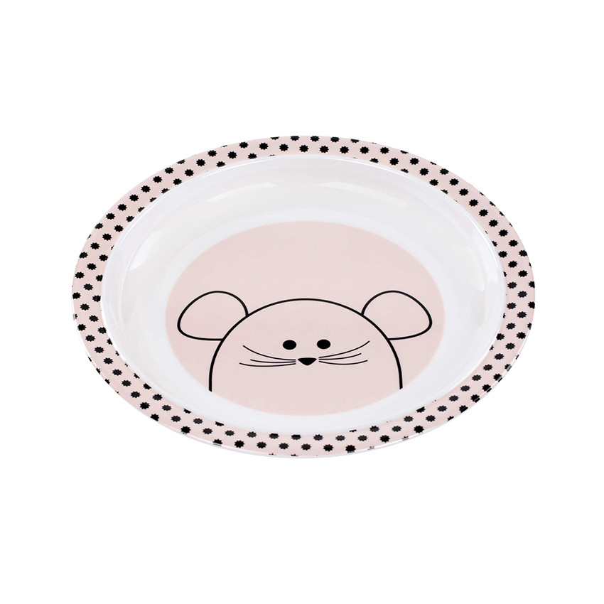 Assiette mélamine silicone Little chums – Souris Main Assiette mélamine silicone Little chums – Souris