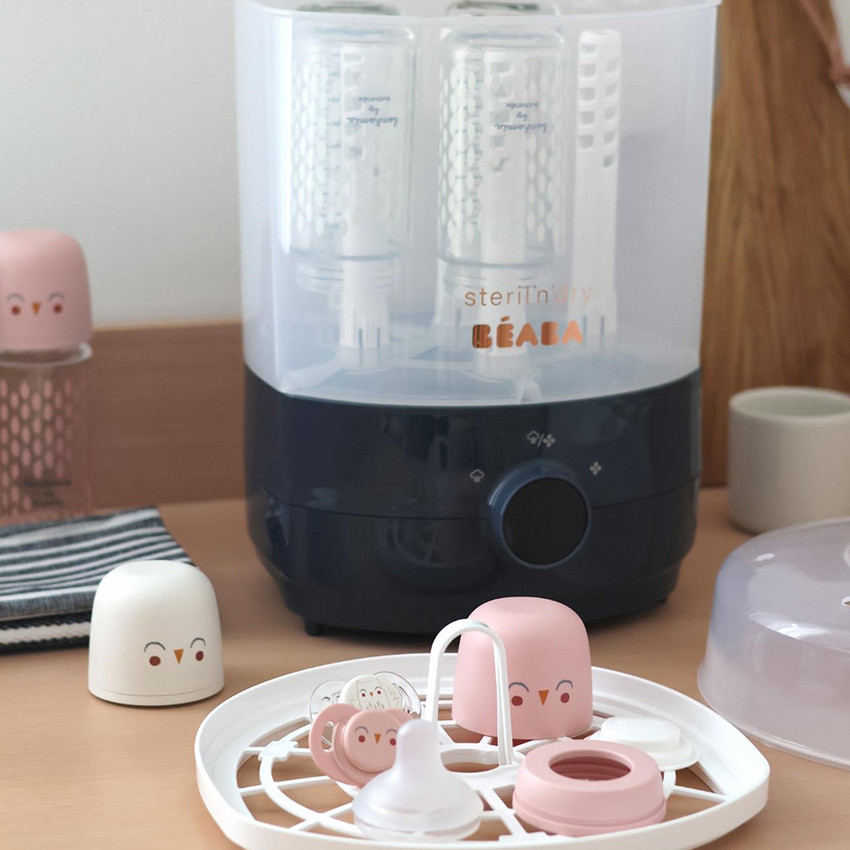 Stérilisateur électrique &#34;N&#34; Dry Night Blue avec séchage 2 en 1 - Gris (Beaba) - Image 3