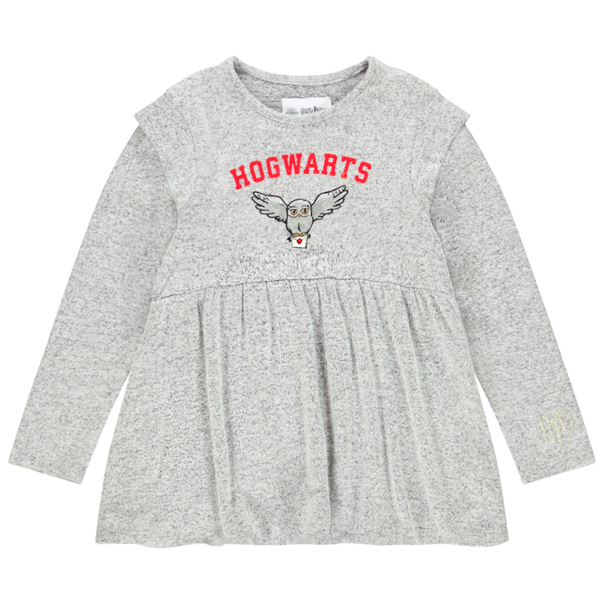 Tunique manches longues pour fille motif Hedwige Harry Potter 