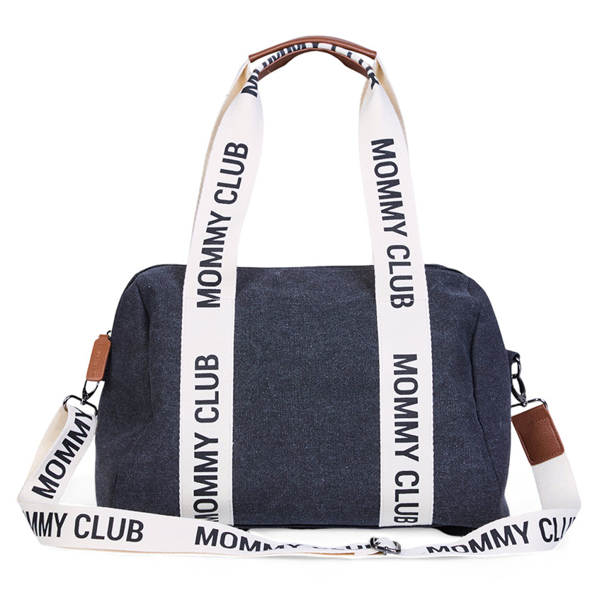 Sac à langer Mommy Club Signature Canvas Noir 