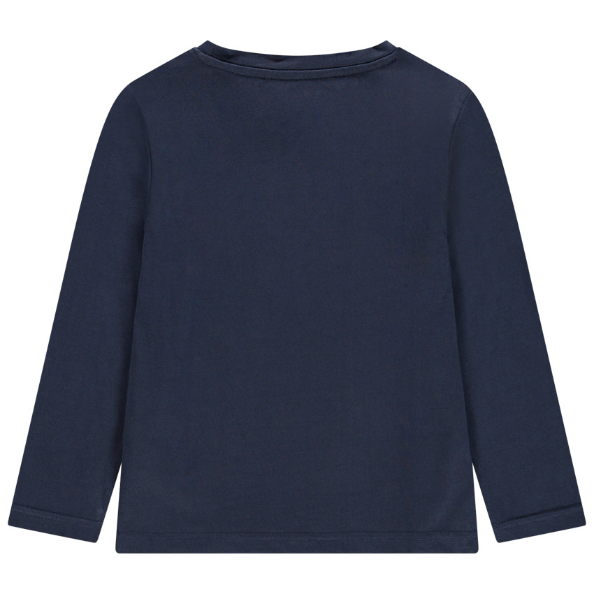 T-shirt manches longues en coton bio à sequins pour enfant garçon 