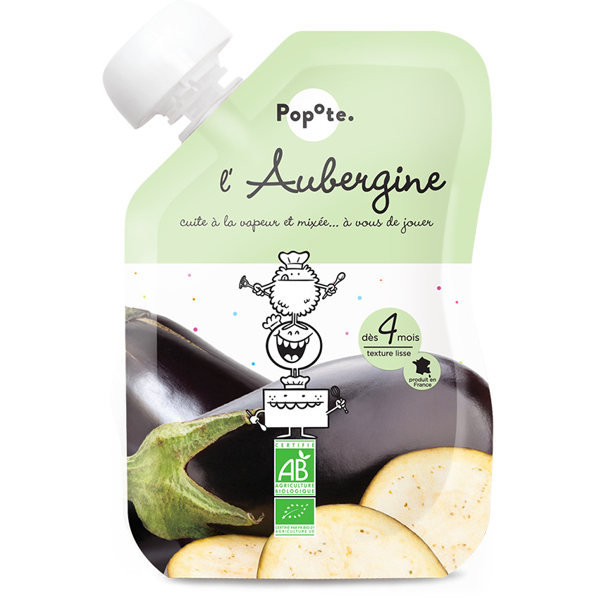 Gourde à l'aubergine bio - 120g 