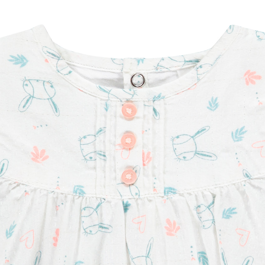 Ensemble tunique imprimée et legging en jersey pour bébé fille 