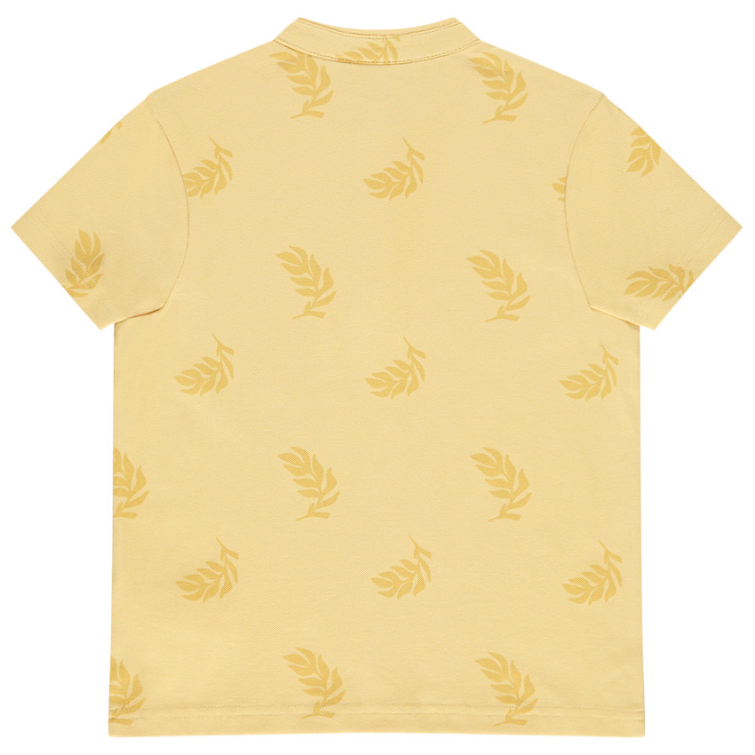 Polo manches courtes fantaisie à col mao pour garçon  