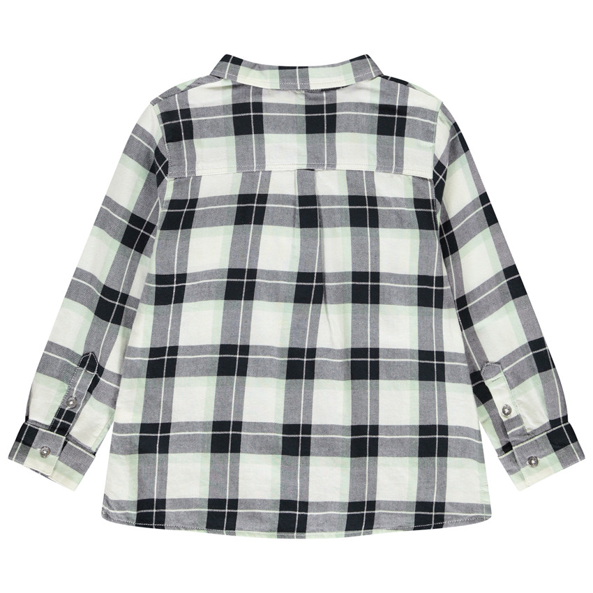 Chemise manches longues à carreaux pour fille 