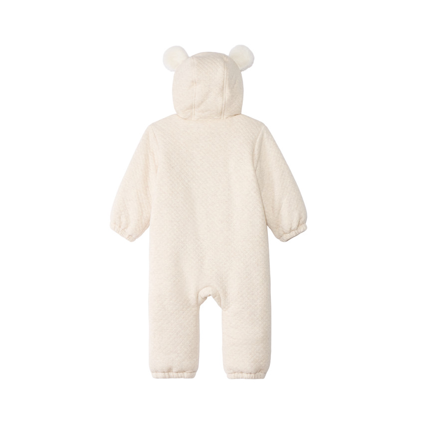 Combi-pilote broderie hérisson pour bébé garçon avec finitions différentes selon l'âge 