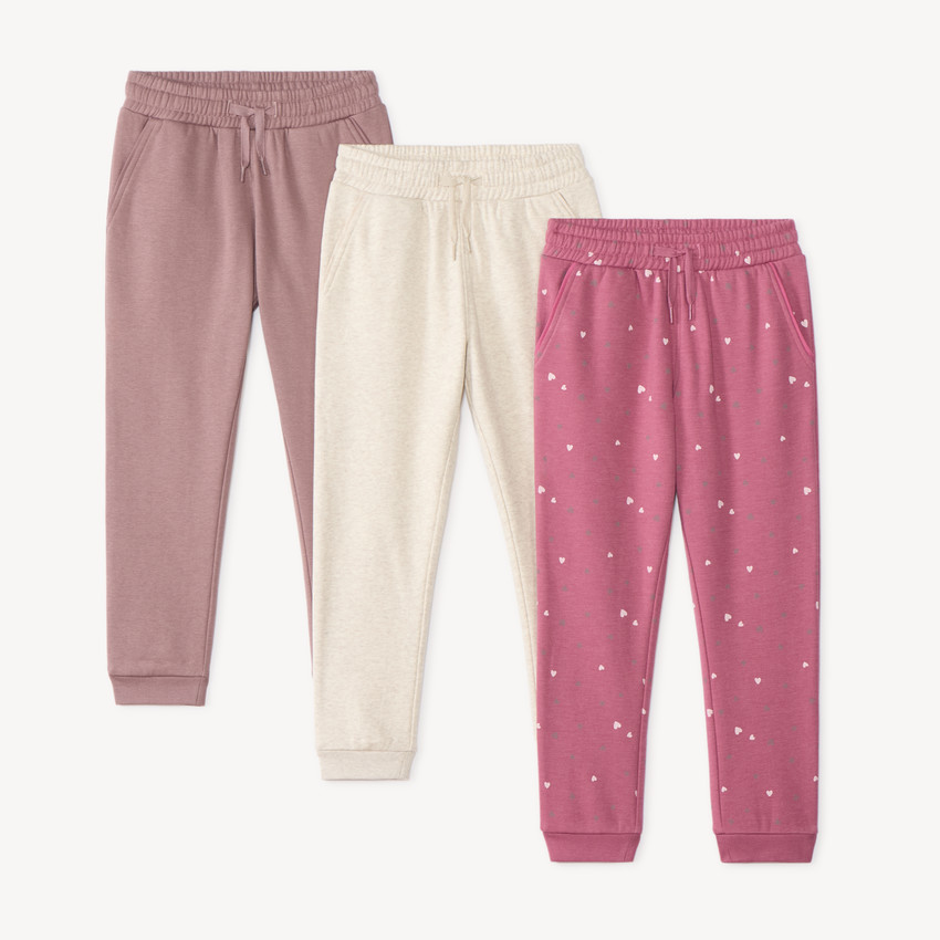 Lot 3 pantalons de jogging fille fantaisie