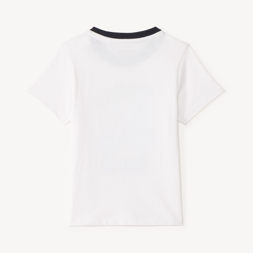 T-shirt manches courtes print robot et fusée pour bébé garçon 