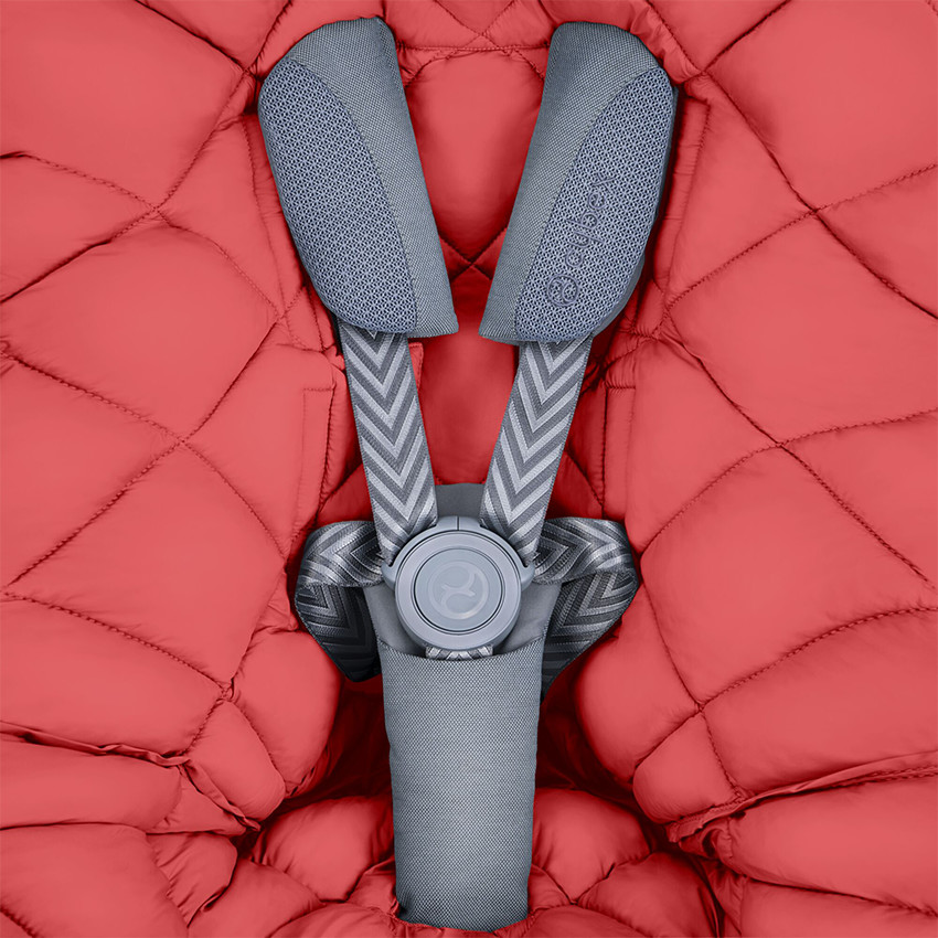 Chancelière Snogga 2 Conscious Collection hibiscus red 