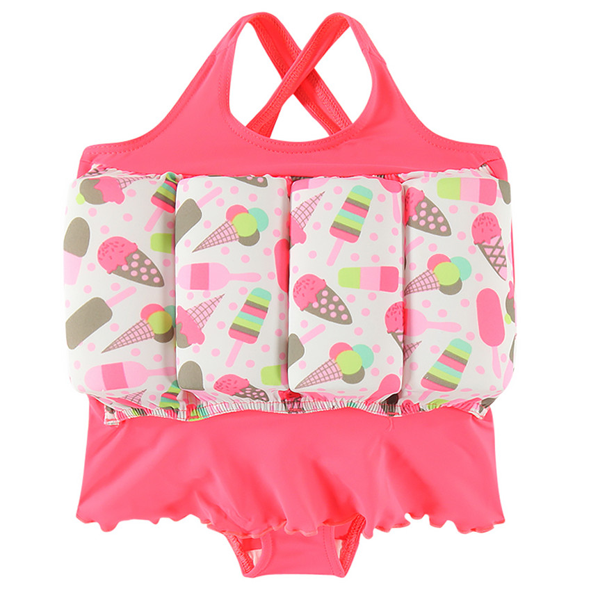 Combinaison Flottante OBEEII Enfant - Maillot De Bain 1 Pièce Avec Flotteurs Ajustables - Apprentissage Natation