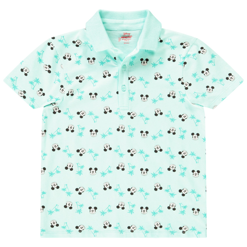 Polo manches courtes imprimé Mickey Disney pour garçon Main Polo manches courtes imprimé Mickey Disney pour garçon