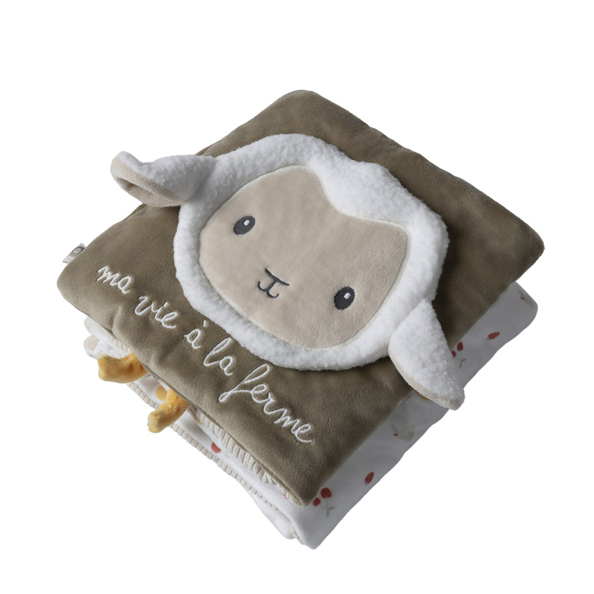 Grand livre d'activités à déplier La Vie à la Ferme 